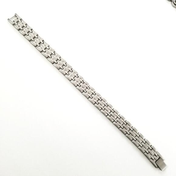 New stainless steel double magnetic bracelet 8.5" - Picture 4 of 5